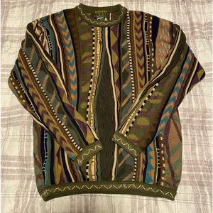 Vintage 90’s Tosani 3D knit Coogi sweater